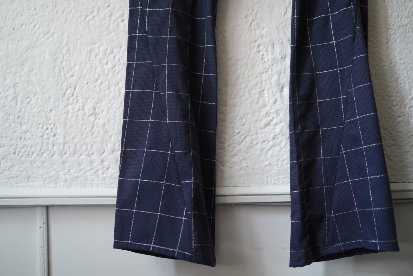 20AW ウィンドウペンチェックサルエルパンツ / sulvam(サルバム)