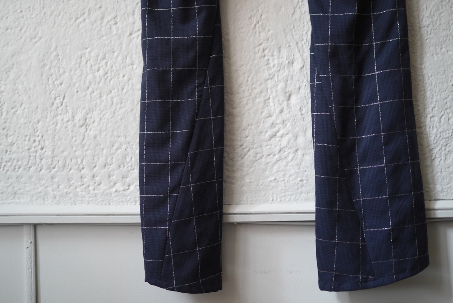 20AW ウィンドウペンチェックサルエルパンツ / sulvam(サルバム)