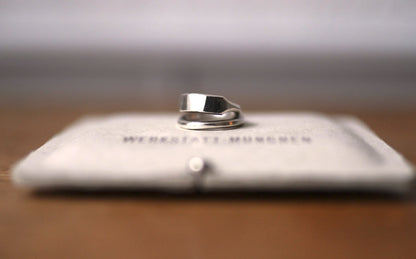 Cross Ring Forged 2重シルバーリング / WERKSTATT:MUNCHEN(ワークスタットミュンヘン)