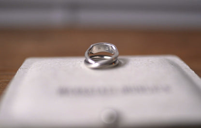 Cross Ring Forged 2重シルバーリング / WERKSTATT:MUNCHEN(ワークスタットミュンヘン)