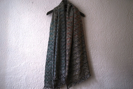 24AW Nora 三河木綿×美濃和紙 大判ストール / rofmia(ロフミア)