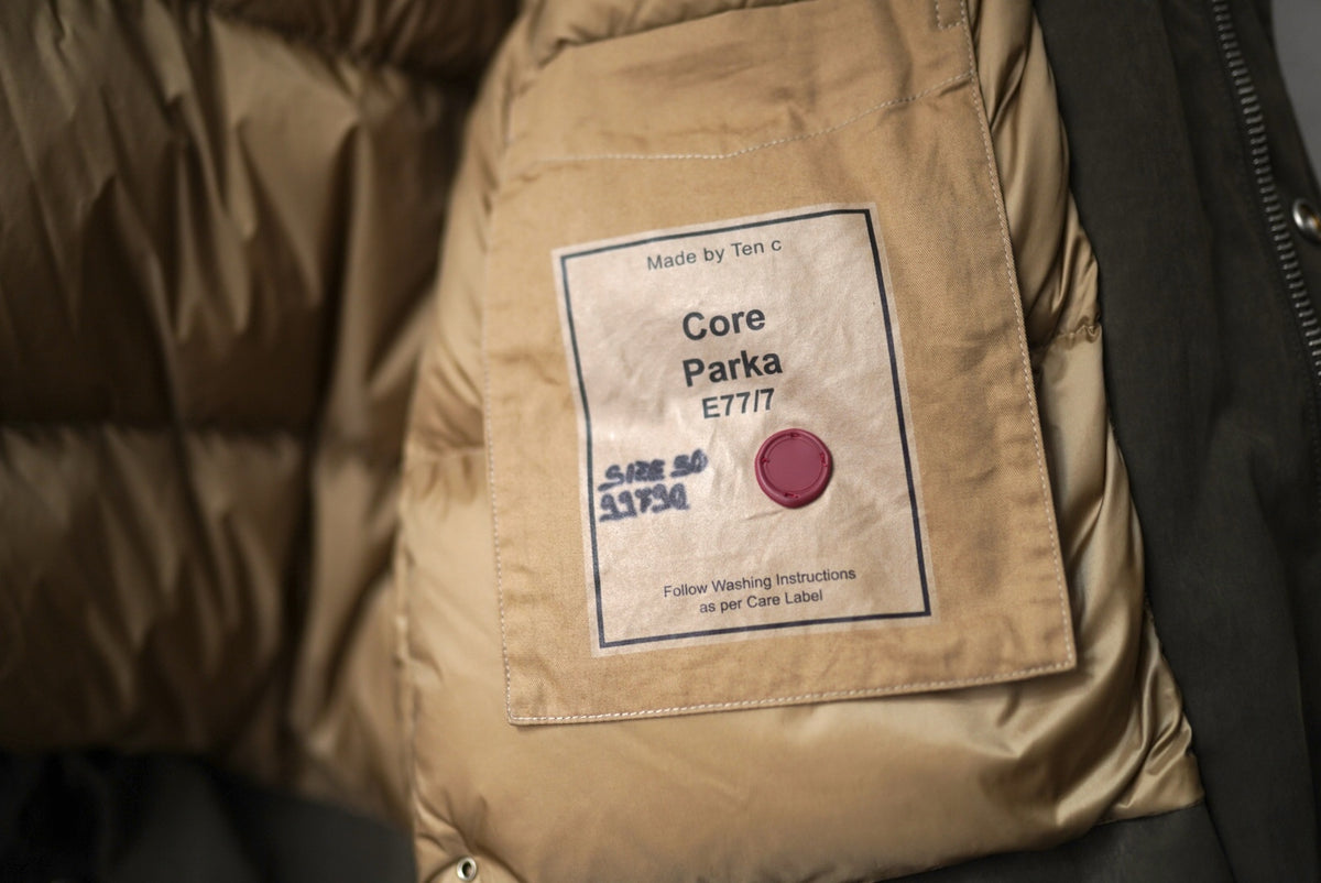 CORE PARKA ダウンドッキングベンタイルミリクロスモッズコート / TEN-C(テンシー)