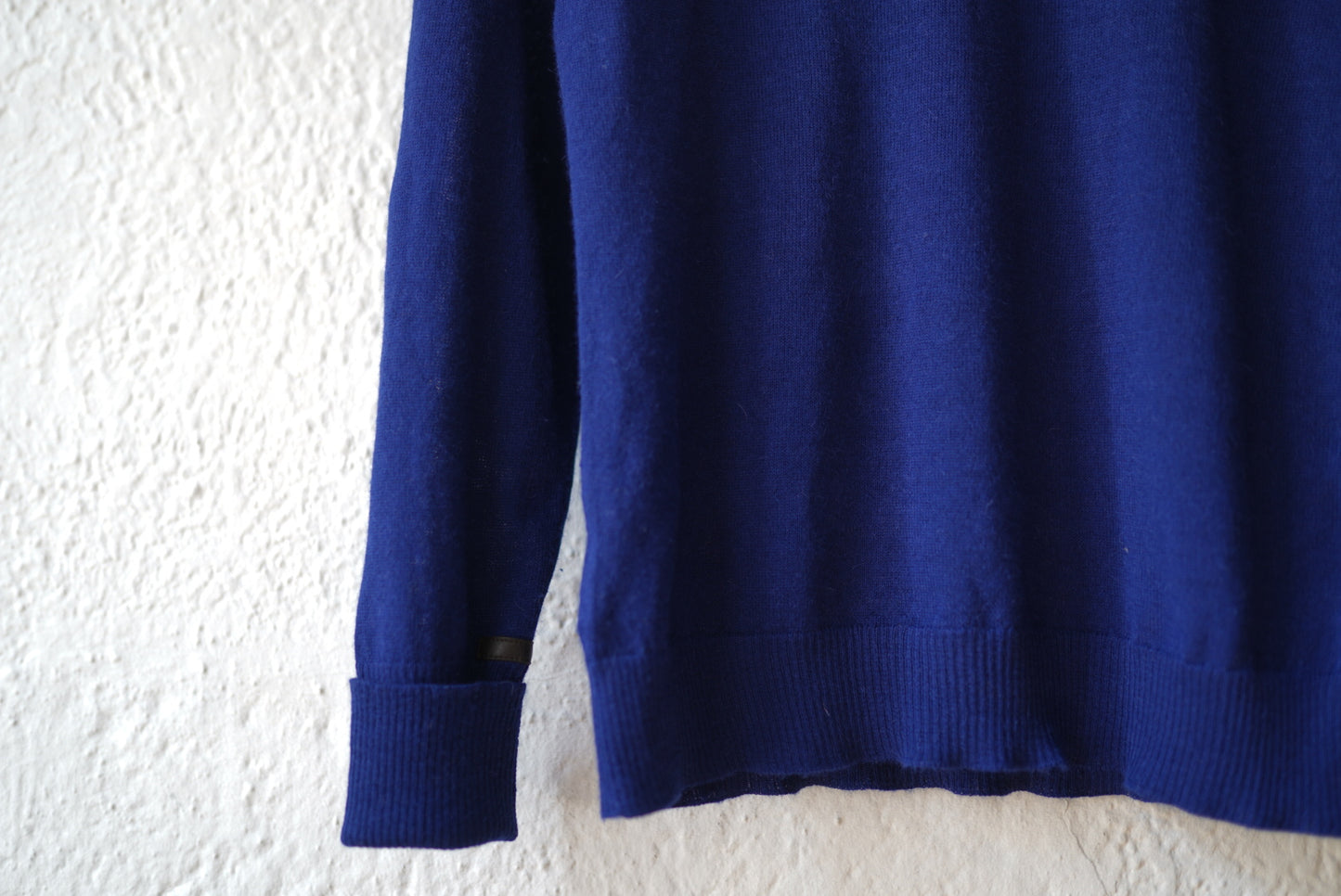 ロイヤルアルパカクルーネックニットセーター ブルー / THE INOUE BROTHERS(ザ イノウエブラザーズ)