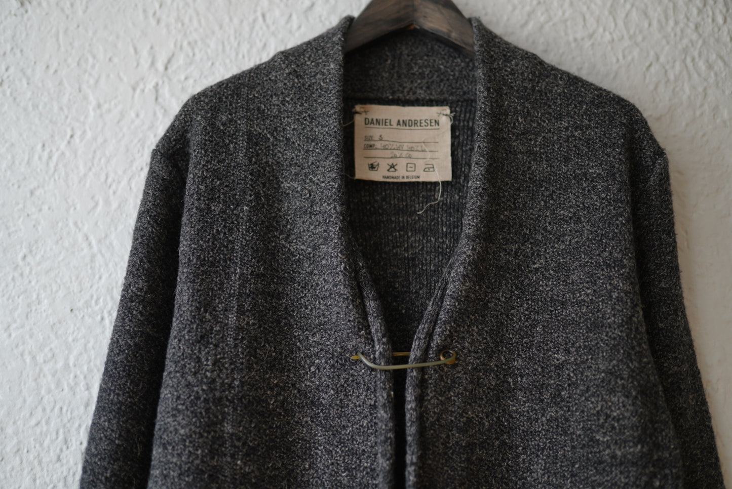 ウールリネンピンニットカーディガンセーター / DANIEL ANDRESEN(ダニエルアンドレセン)