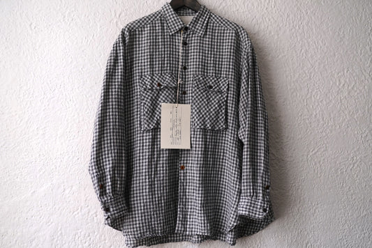 25SS Regular Collar Field Over Shirts オーバーサイズチェックシャツ / the Crooked Tailor(ザ クルーキッドテーラー)