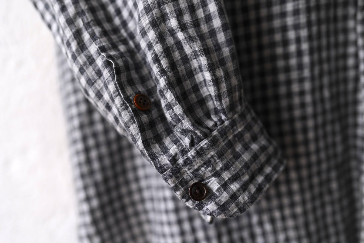 25SS Regular Collar Field Over Shirts オーバーサイズチェックシャツ / the Crooked Tailor(ザ クルーキッドテーラー)