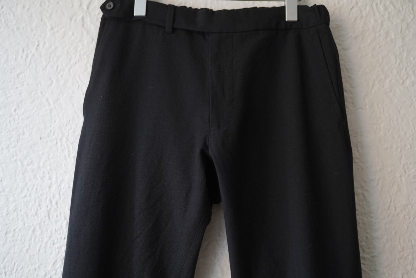 18AW ウールギャバジンカーブスラックスパンツ / COLINA(コリーナ)
