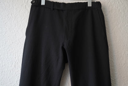 18AW ウールギャバジンカーブスラックスパンツ / COLINA(コリーナ)