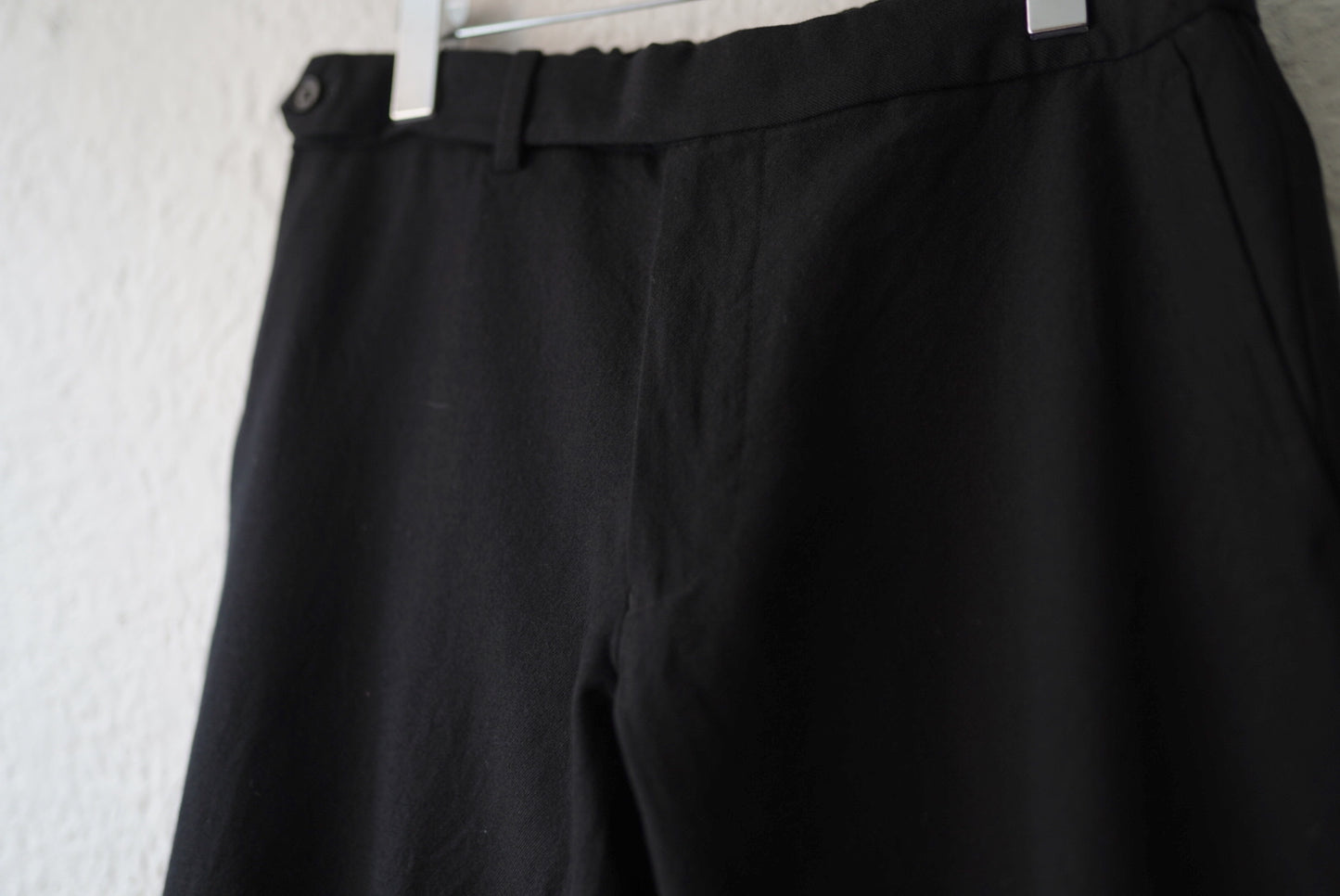 18AW ウールギャバジンカーブスラックスパンツ / COLINA(コリーナ)