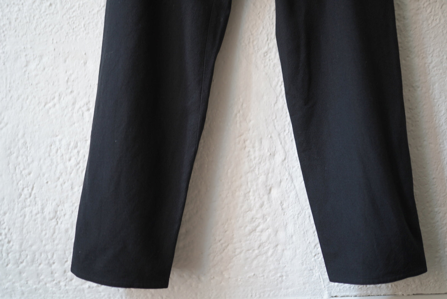 18AW ウールギャバジンカーブスラックスパンツ / COLINA(コリーナ)