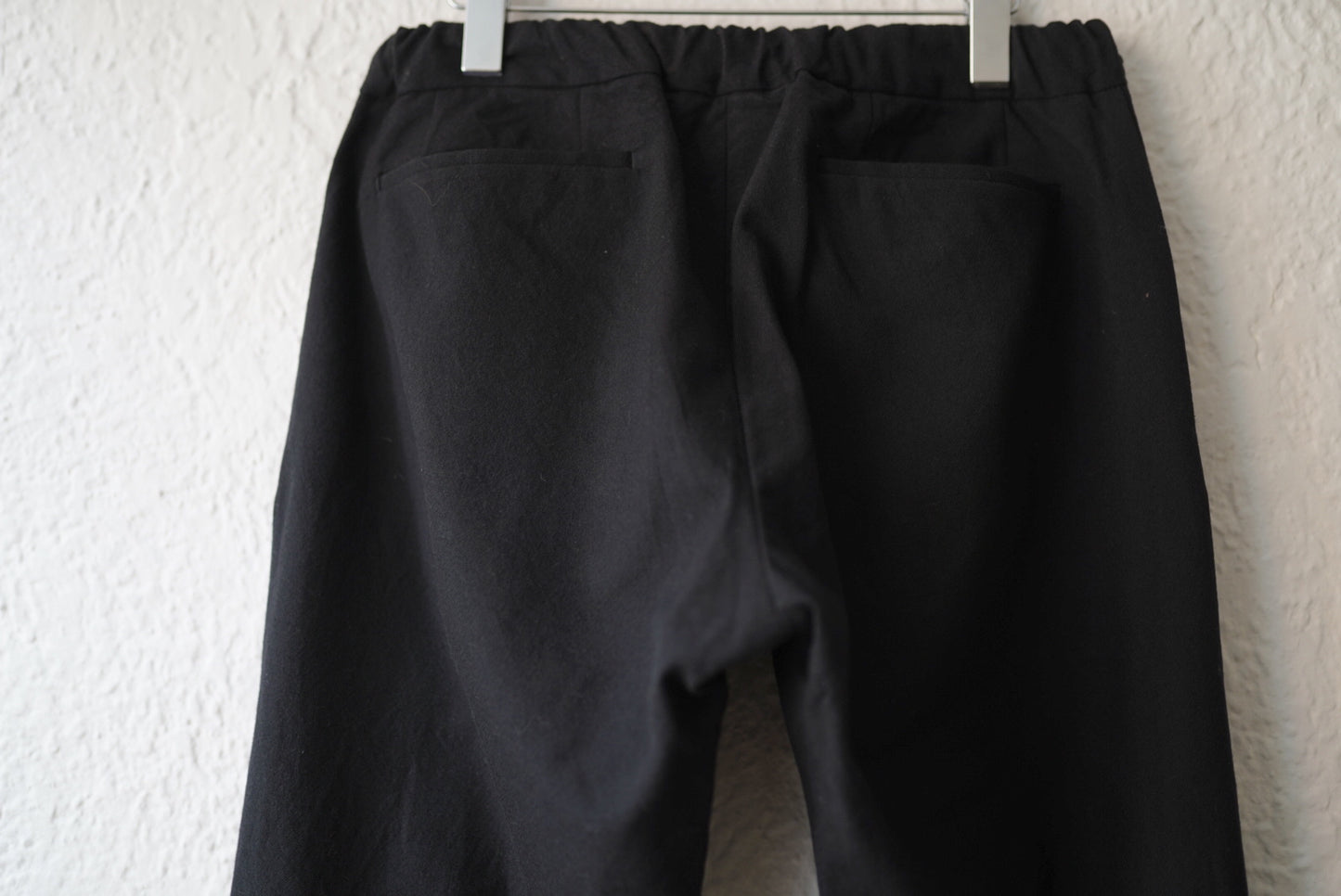 18AW ウールギャバジンカーブスラックスパンツ / COLINA(コリーナ)