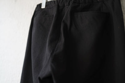 18AW ウールギャバジンカーブスラックスパンツ / COLINA(コリーナ)