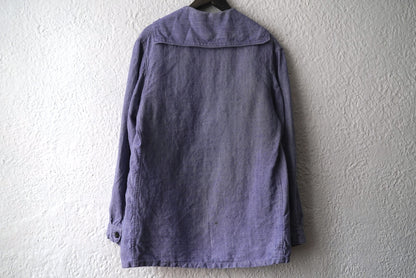 1950's フランス軍 フレンチリネンセーラーカラーシャツ / Vintage(ヴィンテージ)