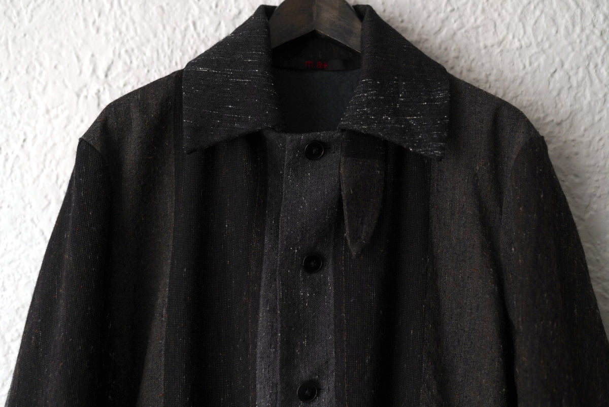 20AW C310 WVSH HIGH COLLAR WIDE COAT ウールワイドコート / m.a+(エムエークロス)