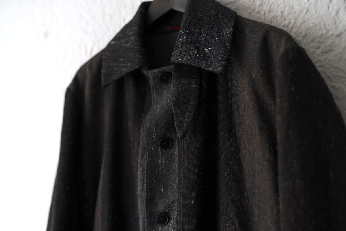 20AW C310 WVSH HIGH COLLAR WIDE COAT ウールワイドコート / m.a+(エムエークロス)