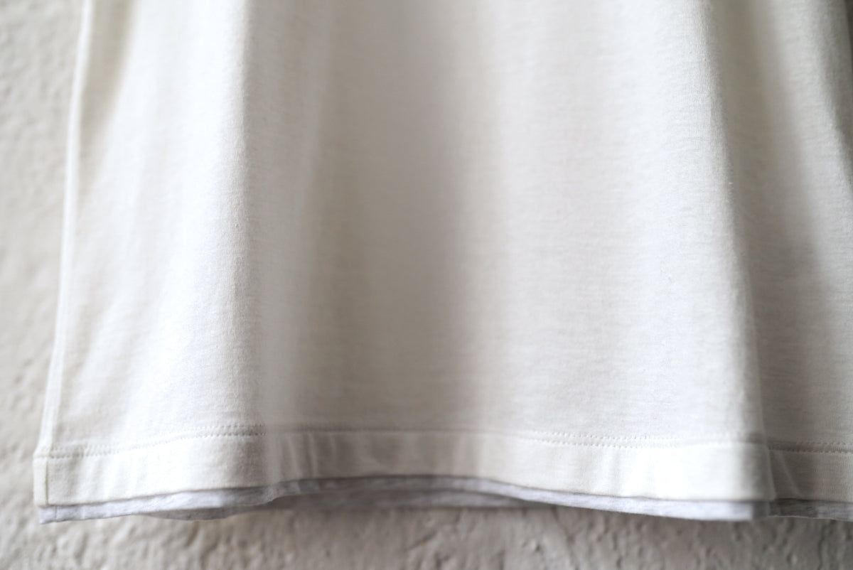 リネンコットンクルーネック半袖Tシャツ / BRUNELLO CUCINELLI(ブルネロクチネリ)
