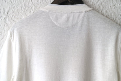 リネンコットンクルーネック半袖Tシャツ / BRUNELLO CUCINELLI(ブルネロクチネリ)