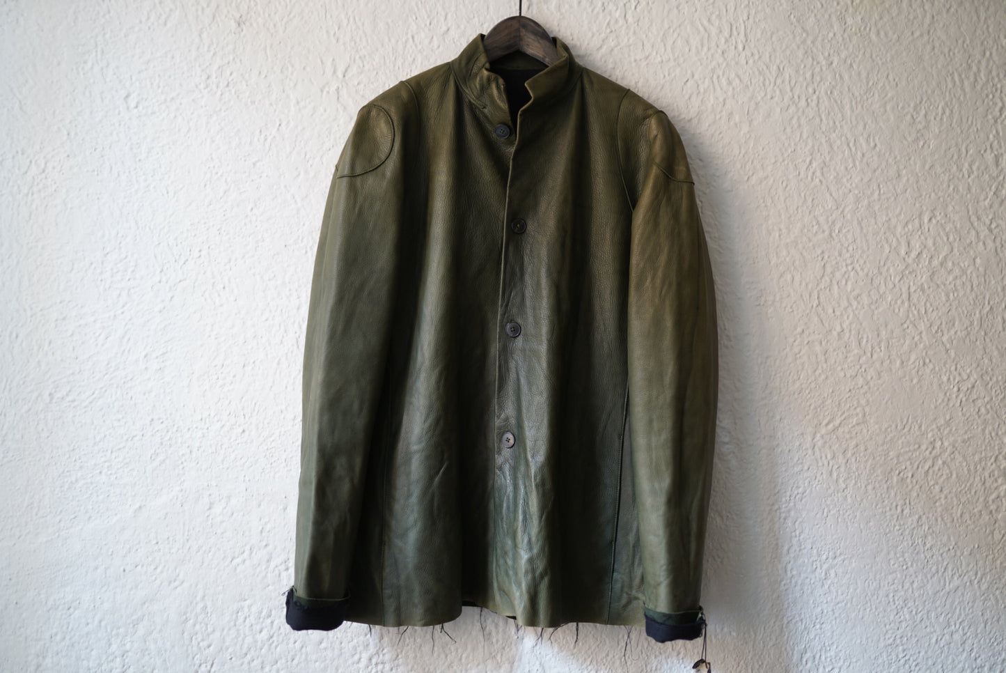 17AW ウォッシャブルレザージャケット / m.a+(エムエークロス)
