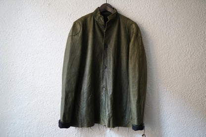 17AW ウォッシャブルレザージャケット / m.a+(エムエークロス)