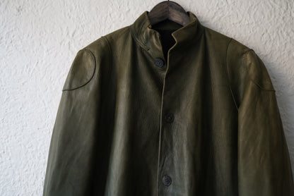 17AW ウォッシャブルレザージャケット / m.a+(エムエークロス)