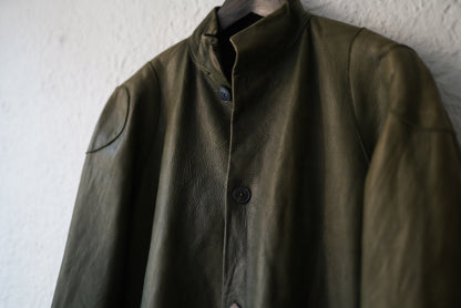 17AW ウォッシャブルレザージャケット / m.a+(エムエークロス)