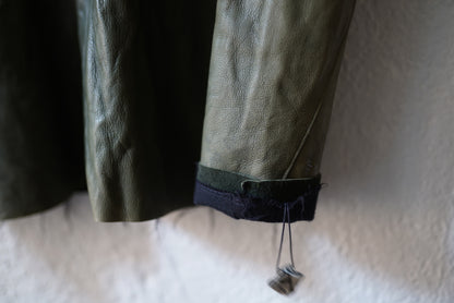 17AW ウォッシャブルレザージャケット / m.a+(エムエークロス)