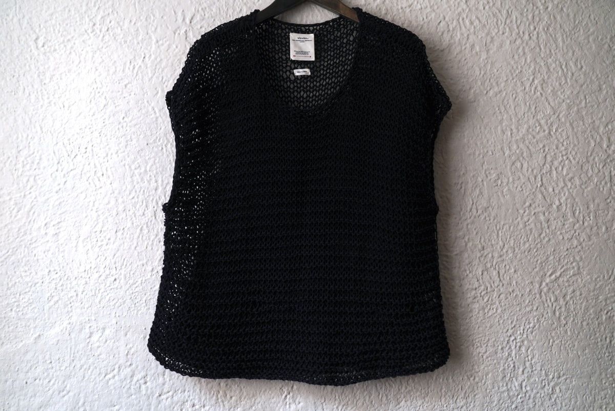 22SS LATTICE VEST HAND-KNIT 手編みニットベスト ジレ / visvim(ヴィズヴィム)