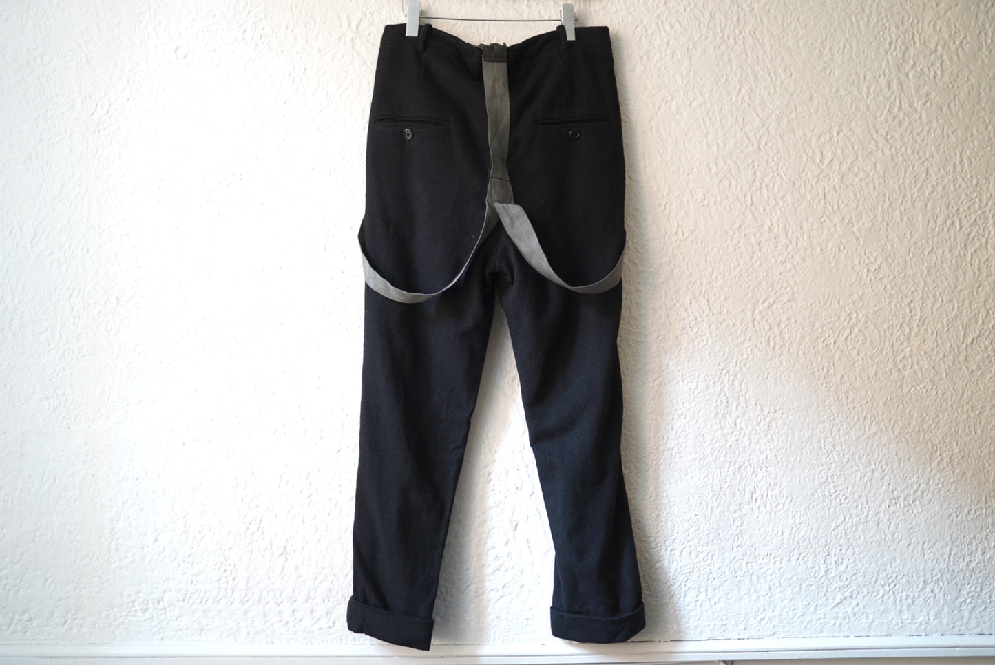 16AW カシミヤサスペンダーパンツ / Geoffrey.B.Small(ジェフリービースモール)