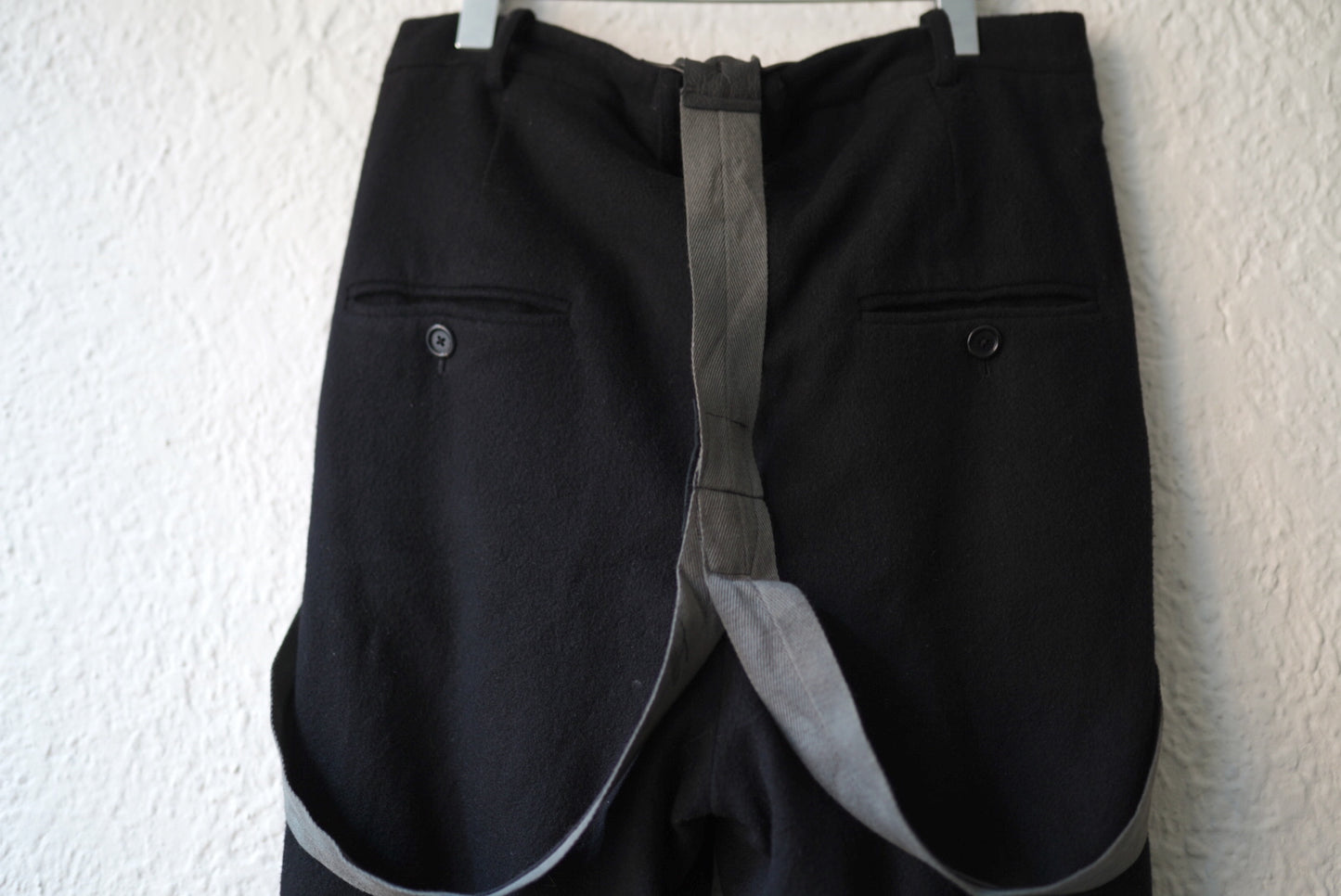 16AW カシミヤサスペンダーパンツ / Geoffrey.B.Small(ジェフリービースモール)