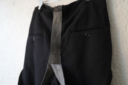 16AW カシミヤサスペンダーパンツ / Geoffrey.B.Small(ジェフリービースモール)