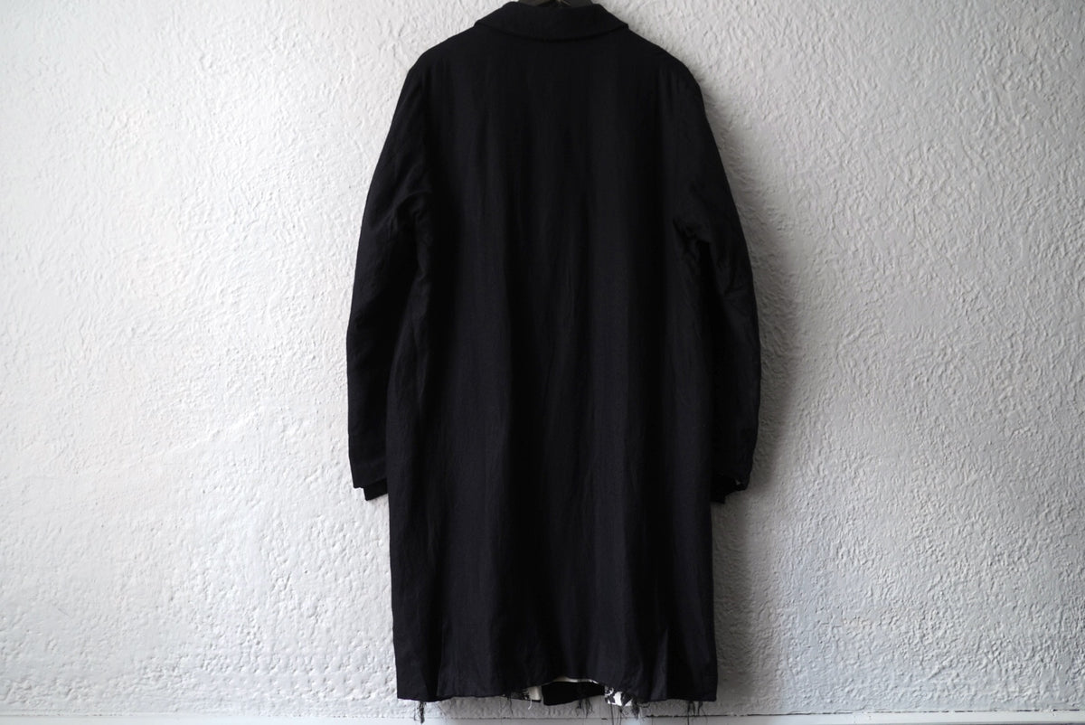 20AW COφ1/DM ウールリネンステンカラーコート / ARCHIVIO J.M.Ribot(アルキヴィオ J.M.リボット)