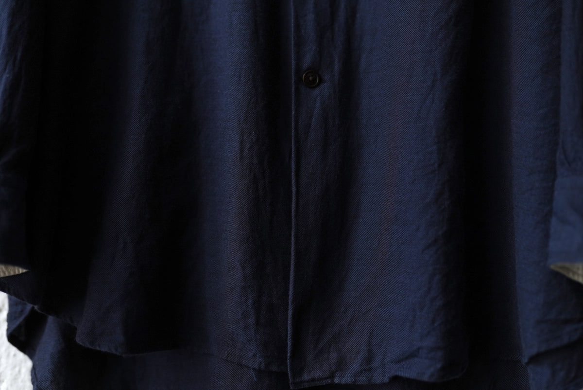 20AW Over Shirts ナローカラーダブルポケットオーバーシャツ / the Crooked Tailor(ザ クルーキッドテーラー)