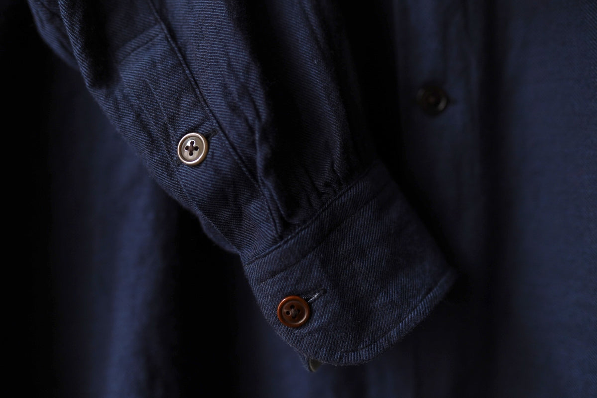 20AW Over Shirts ナローカラーダブルポケットオーバーシャツ / the Crooked Tailor(ザ クルーキッドテーラー)