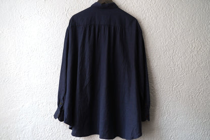 20AW Over Shirts ナローカラーダブルポケットオーバーシャツ / the Crooked Tailor(ザ クルーキッドテーラー)