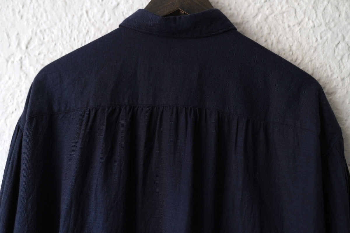 20AW Over Shirts ナローカラーダブルポケットオーバーシャツ / the Crooked Tailor(ザ クルーキッドテーラー)