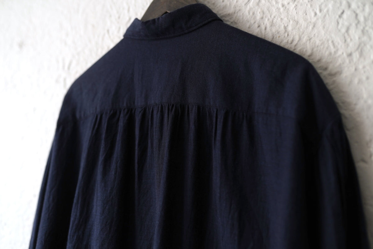 20AW Over Shirts ナローカラーダブルポケットオーバーシャツ / the Crooked Tailor(ザ クルーキッドテーラー)