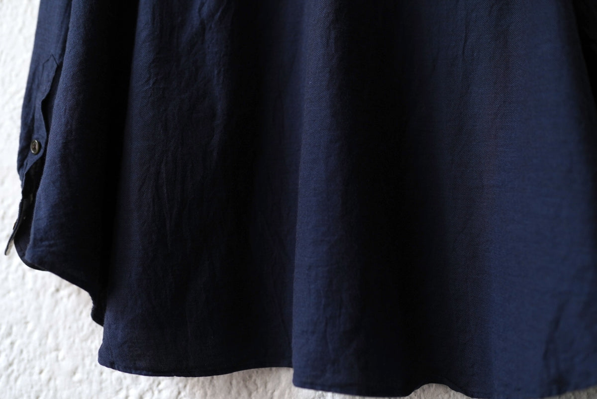 20AW Over Shirts ナローカラーダブルポケットオーバーシャツ / the Crooked Tailor(ザ クルーキッドテーラー)