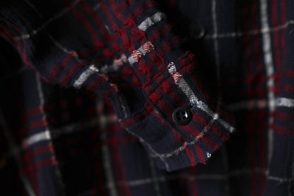 19AW コットンウールチェックシャツコート / ARCHIVIO J.M.Ribot(アルキヴィオ J.M.リボット)