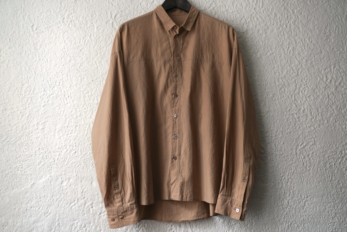 20SS コットンシルクシャツ / humoresque(ユーモレスク)