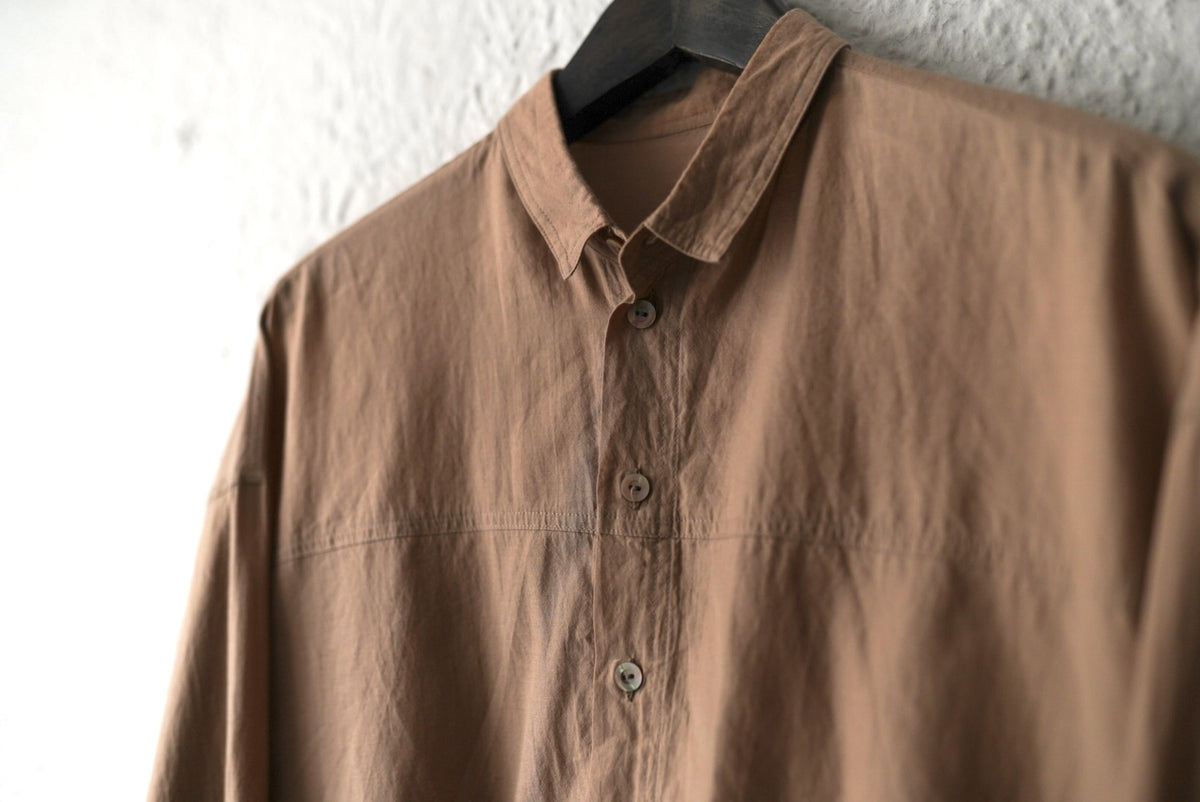 20SS コットンシルクシャツ / humoresque(ユーモレスク)