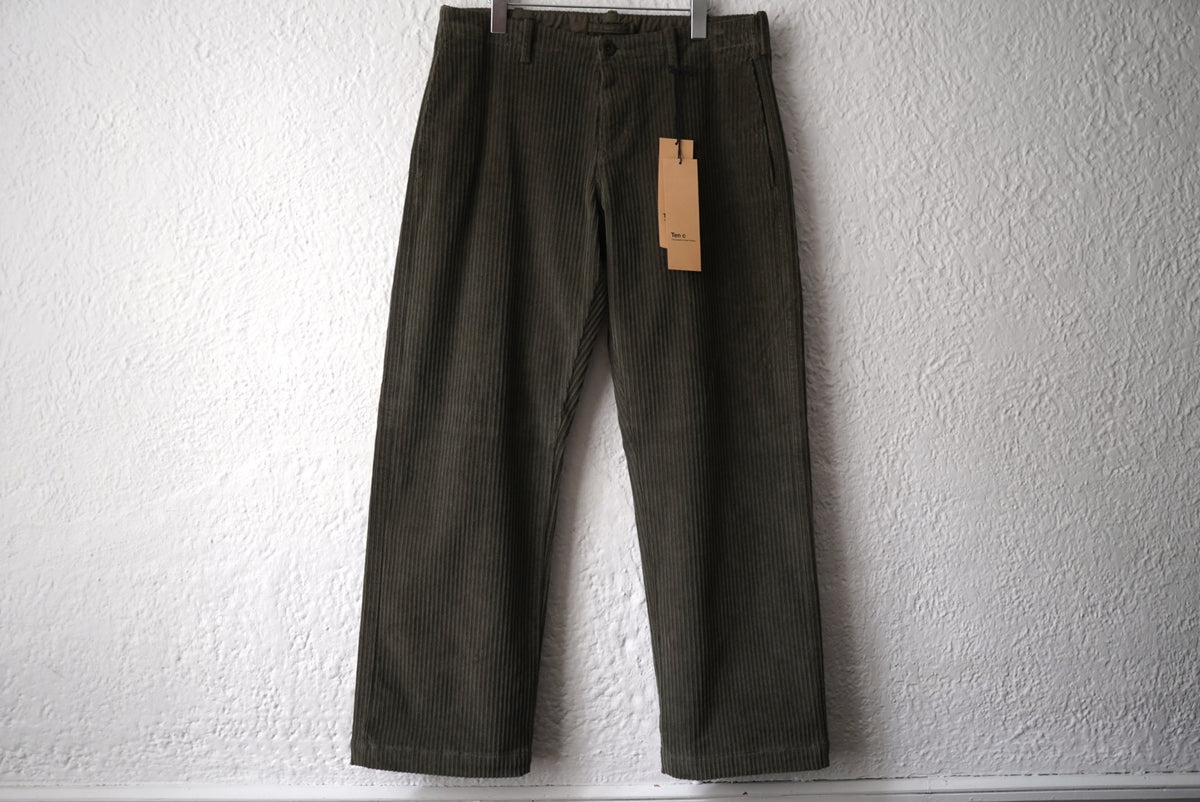 25AW PANTALONE CARGO 製品染コーデュロイカーゴパンツ / TEN-C(テンシー)