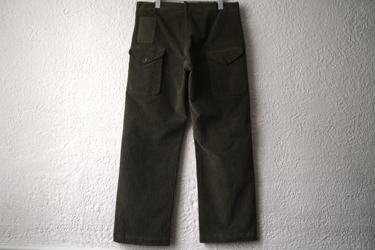 25AW PANTALONE CARGO 製品染コーデュロイカーゴパンツ / TEN-C(テンシー)