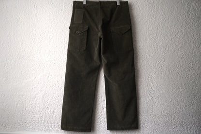 25AW PANTALONE CARGO 製品染コーデュロイカーゴパンツ / TEN-C(テンシー)