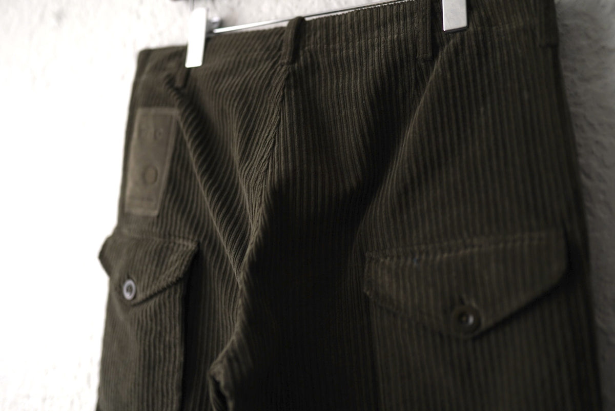 25AW PANTALONE CARGO 製品染コーデュロイカーゴパンツ / TEN-C(テンシー)