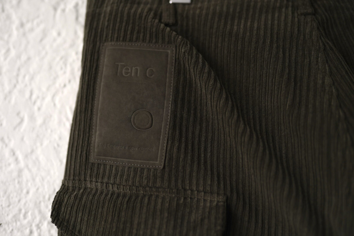 25AW PANTALONE CARGO 製品染コーデュロイカーゴパンツ / TEN-C(テンシー)