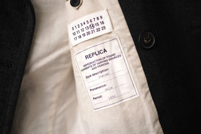 14AW REPLICA ウールPコート / Maison Martin Margiela(メゾンマルタンマルジェラ)