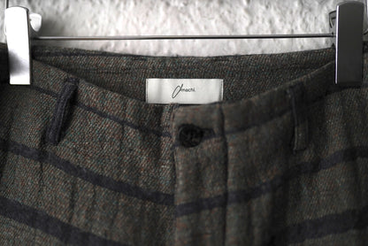 22AW Vertical Gradation Pants ジャガードボーダートラウザーズパンツ / amachi.(アマチ)