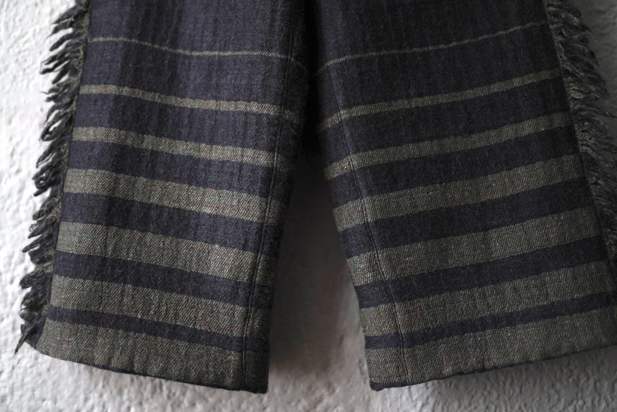 22AW Vertical Gradation Pants ジャガードボーダートラウザーズパンツ / amachi.(アマチ)