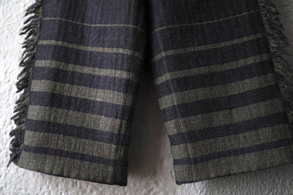 22AW Vertical Gradation Pants ジャガードボーダートラウザーズパンツ / amachi.(アマチ)