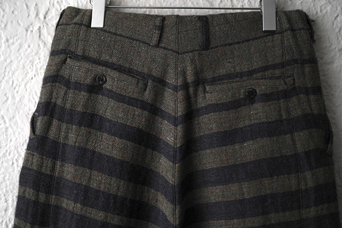 22AW Vertical Gradation Pants ジャガードボーダートラウザーズパンツ / amachi.(アマチ)